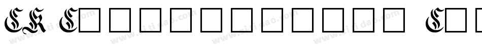 CK Contemporary Capitals字体转换